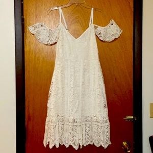 Brand new, never worn Ivory lace dress.